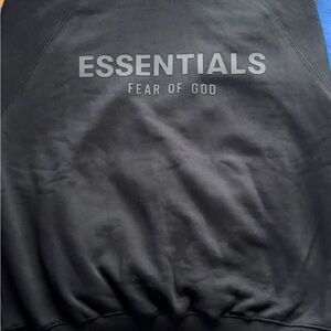 Fear of God Black Crewneck Sweater Essentials